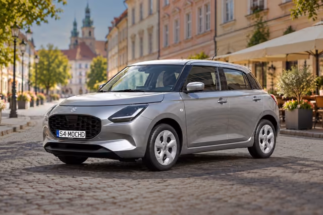 Suzuki Swift na miejskiej ulicy